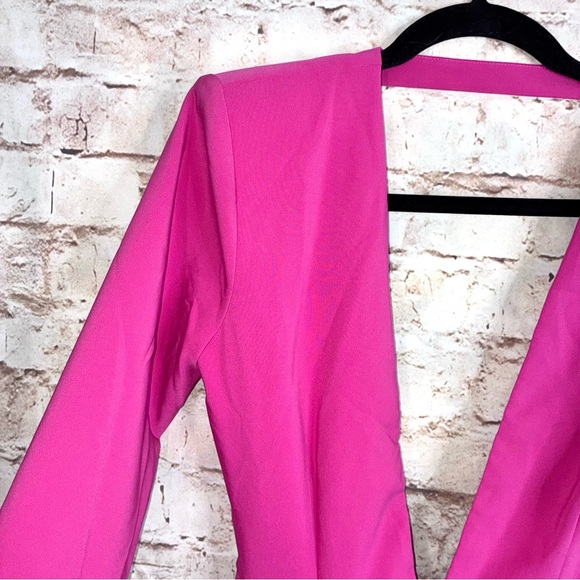 Michael Costello REVOLVE Fena Mini Dress in Fuchsia Size Small NEW - Picture 6 of 10